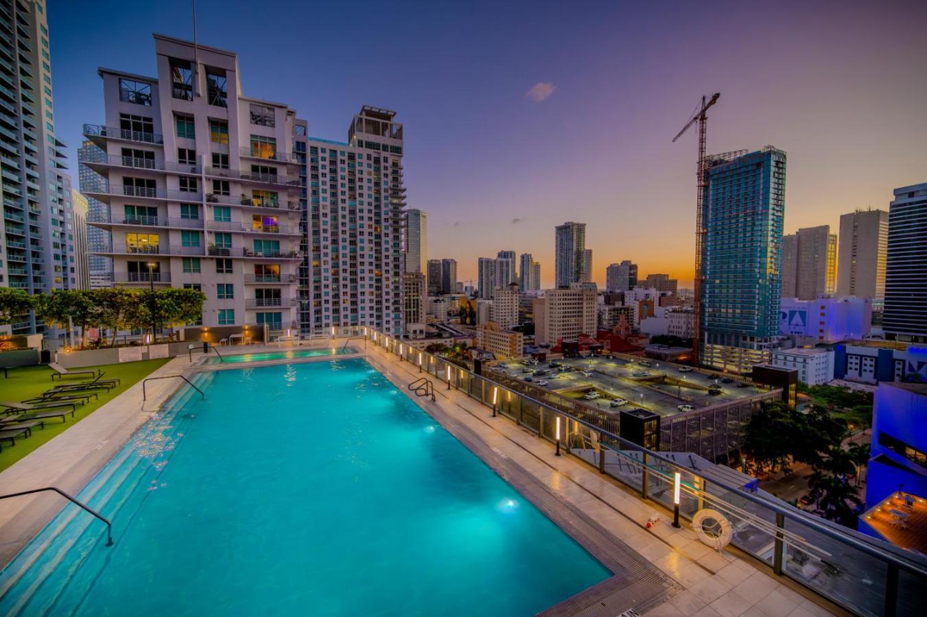 Luxury Loft - Free Parking - Ocean View - Brickell Downtown Daire Miami Dış mekan fotoğraf