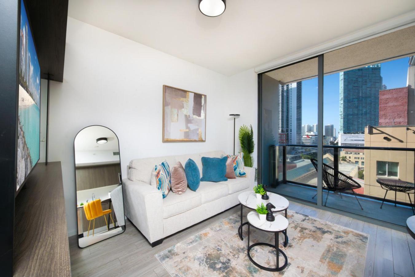 Luxury Loft - Free Parking - Ocean View - Brickell Downtown Daire Miami Oda fotoğraf