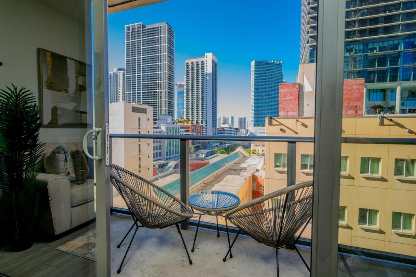 Luxury Loft - Free Parking - Ocean View - Brickell Downtown Daire Miami Oda fotoğraf