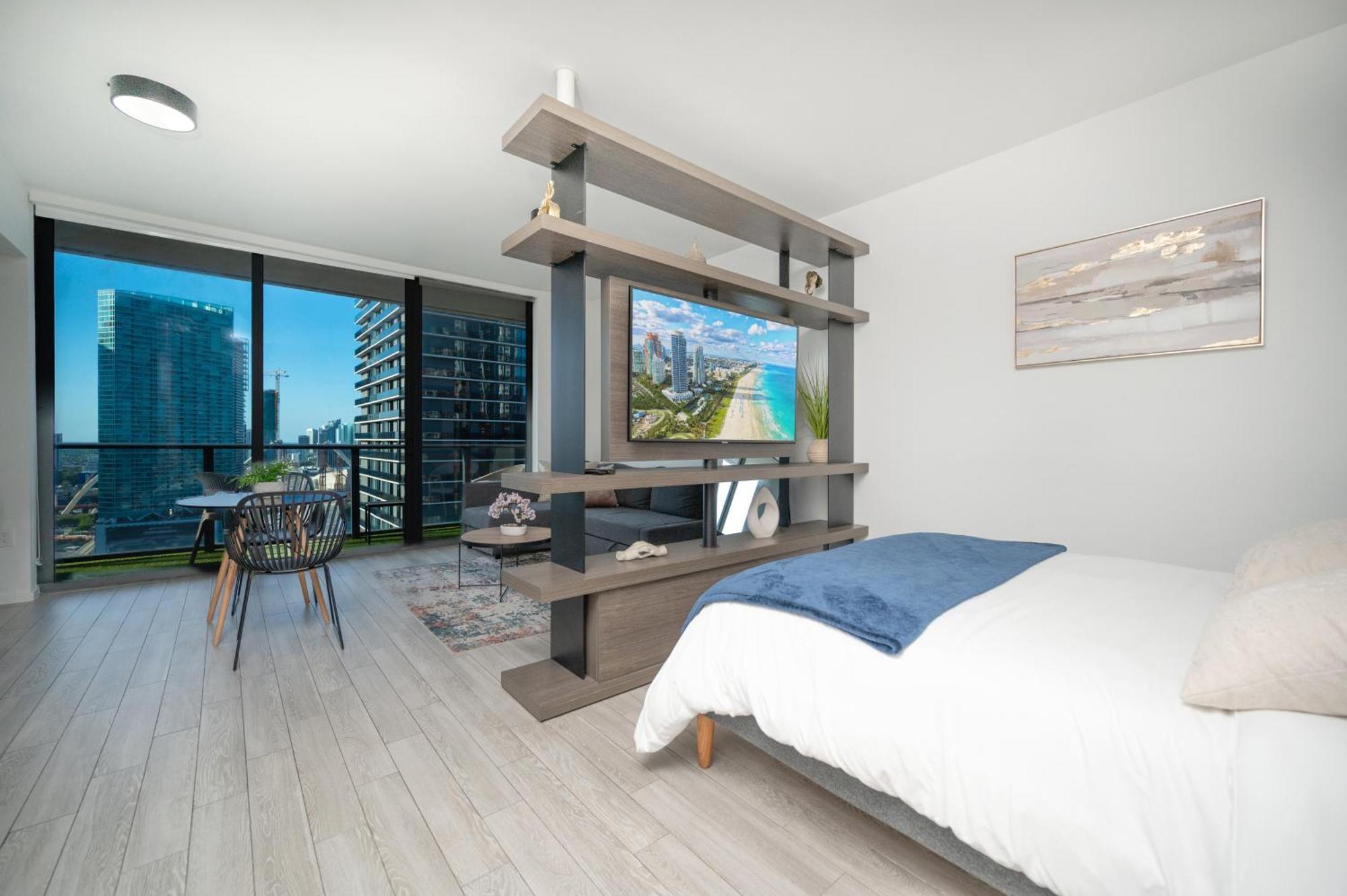 Luxury Loft - Free Parking - Ocean View - Brickell Downtown Daire Miami Dış mekan fotoğraf