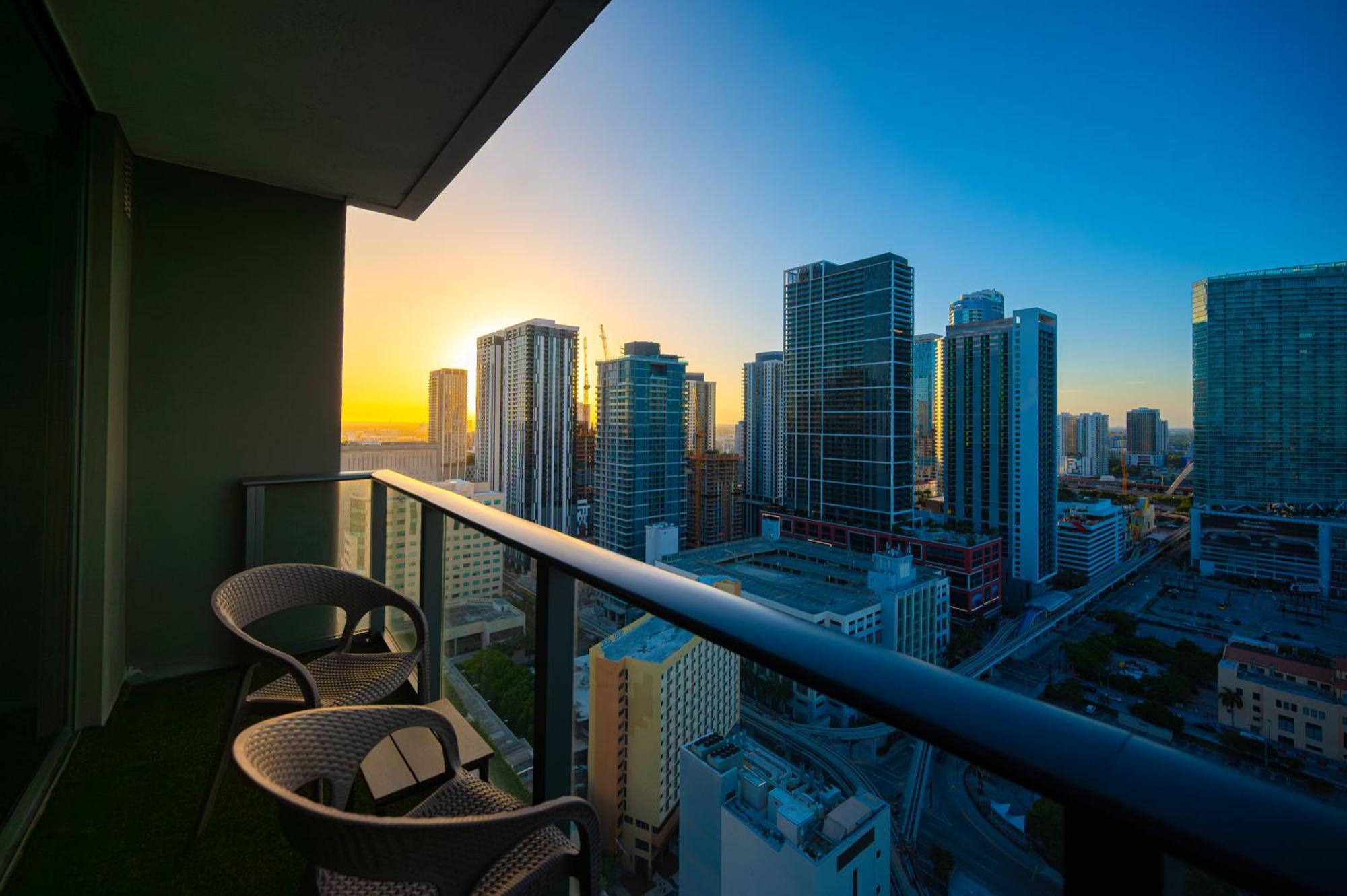 Luxury Loft - Free Parking - Ocean View - Brickell Downtown Daire Miami Dış mekan fotoğraf