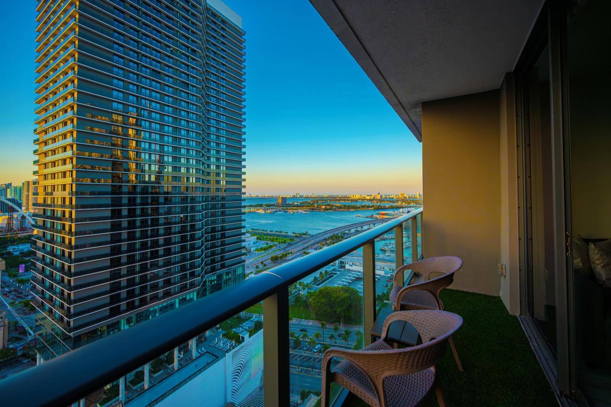 Luxury Loft - Free Parking - Ocean View - Brickell Downtown Daire Miami Oda fotoğraf