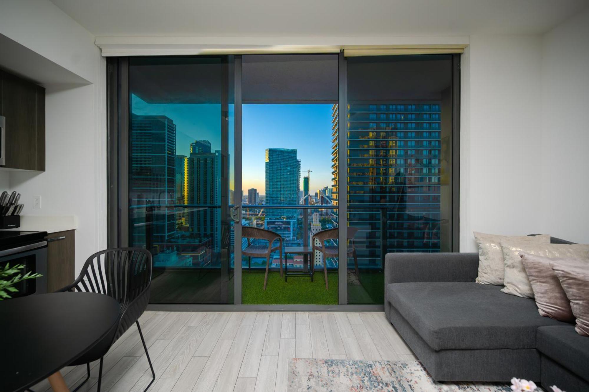 Luxury Loft - Free Parking - Ocean View - Brickell Downtown Daire Miami Dış mekan fotoğraf