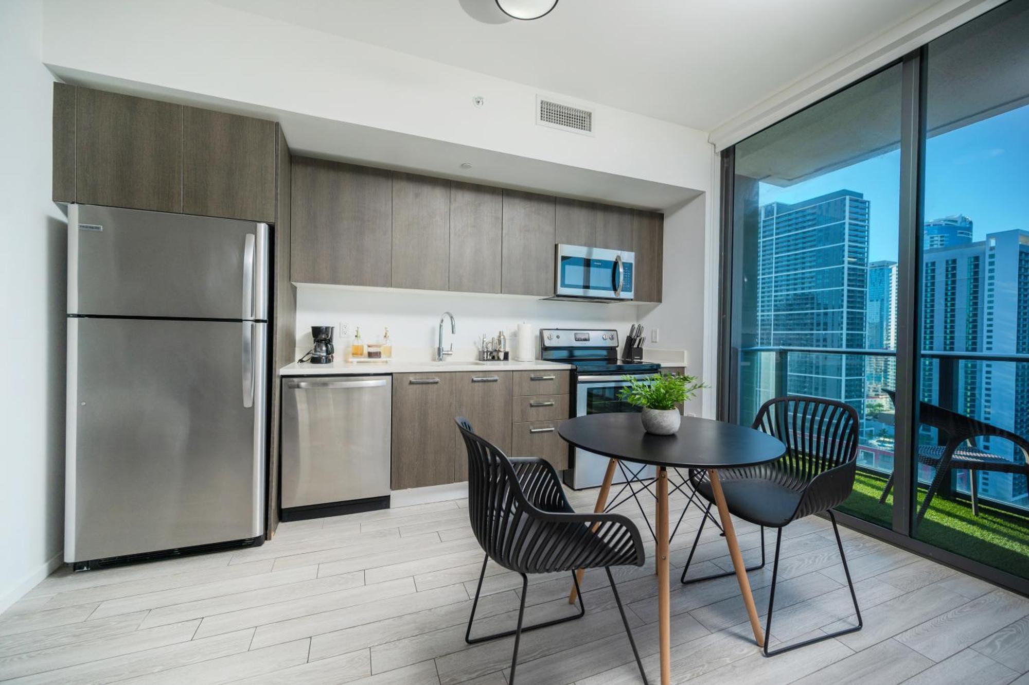 Luxury Loft - Free Parking - Ocean View - Brickell Downtown Daire Miami Dış mekan fotoğraf