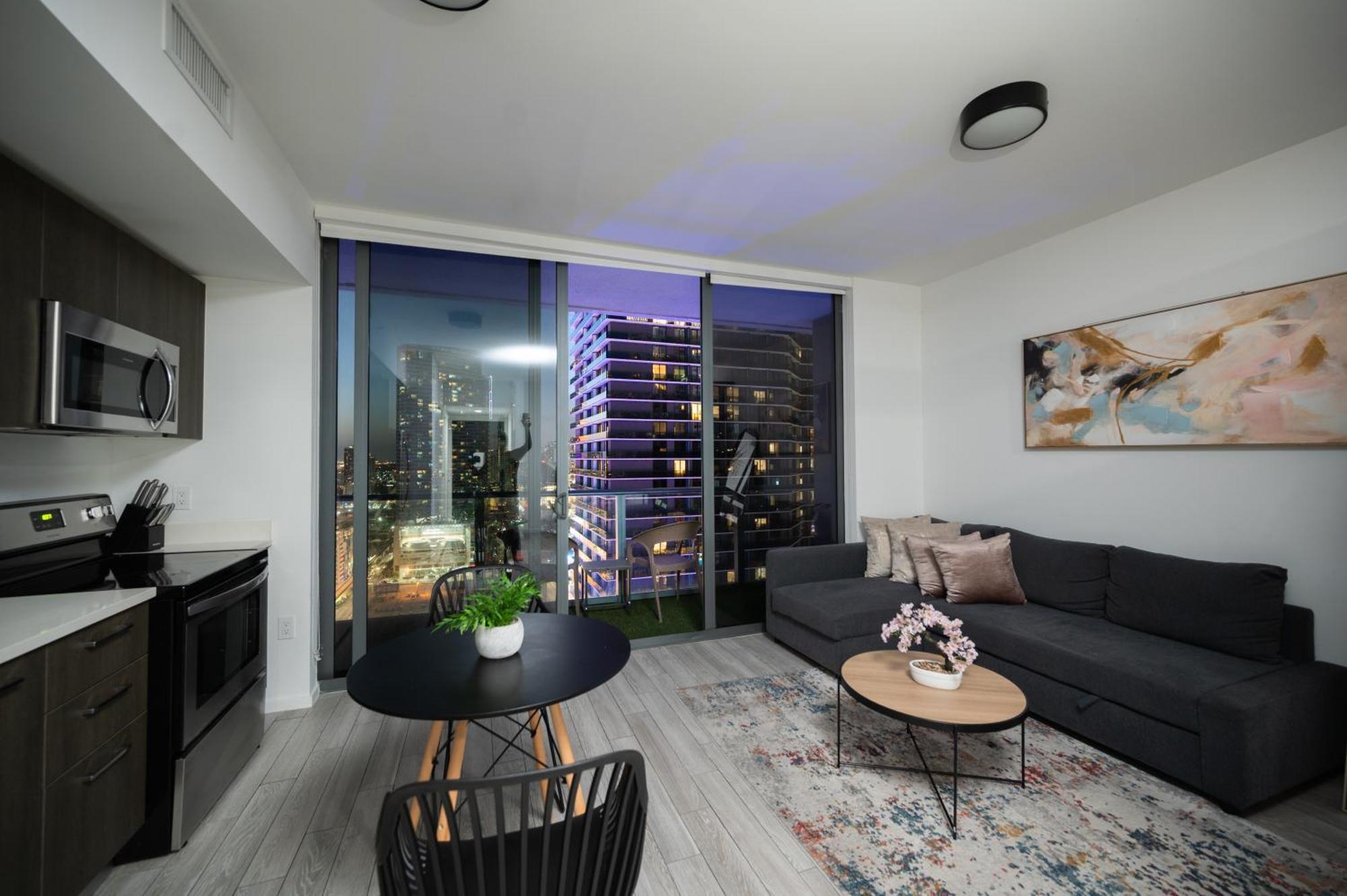 Luxury Loft - Free Parking - Ocean View - Brickell Downtown Daire Miami Dış mekan fotoğraf
